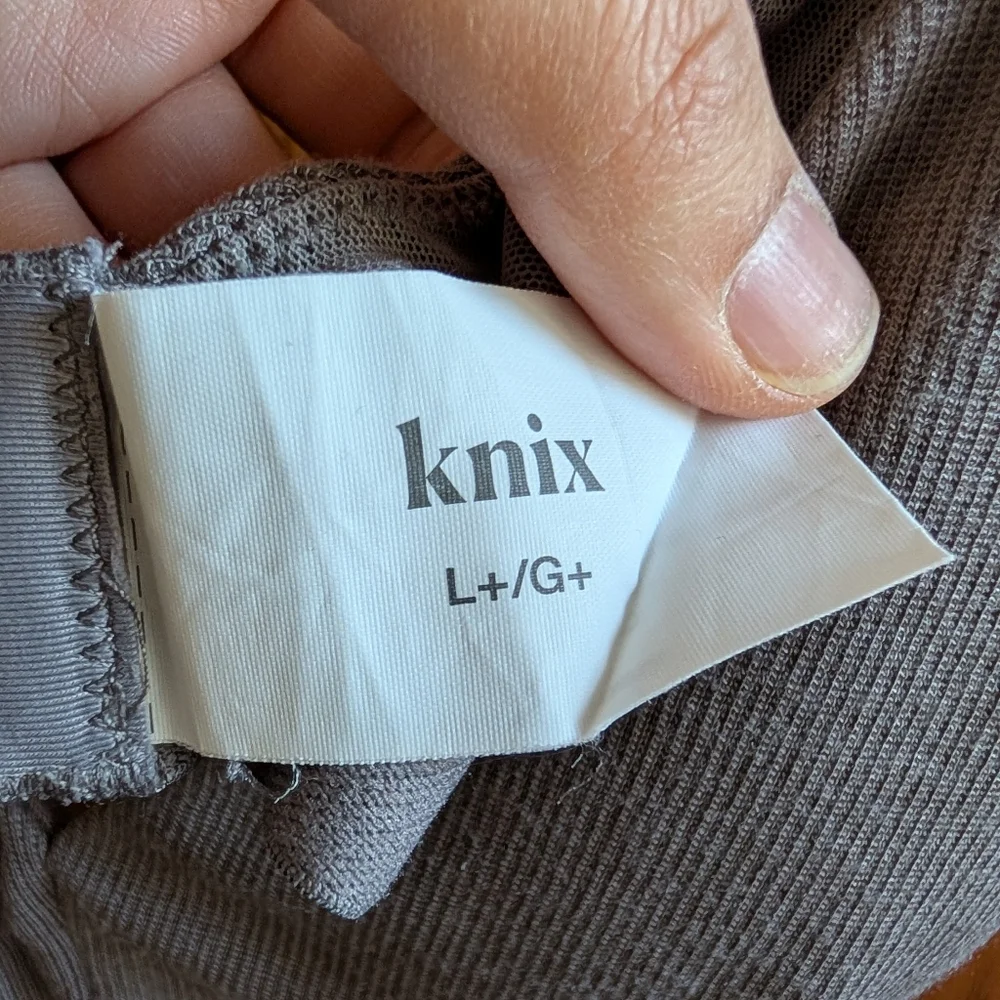 Knix Logo Modal Rib Bralette L+ - Picture 7 of 8